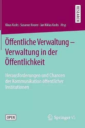 Öffentliche Verwaltung – Verwaltung in der Öffentlichkeit cover