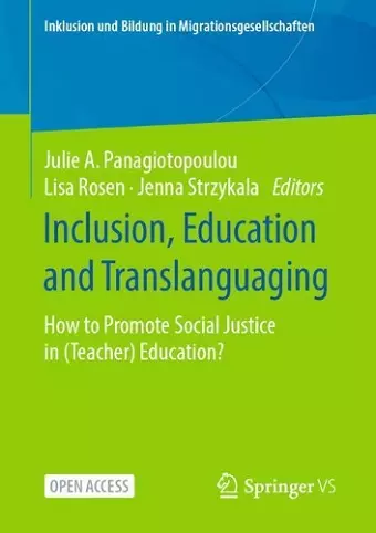 Inclusion, Education and Translanguaging cover