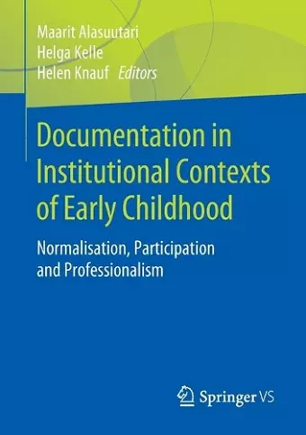 Documentation in Institutional Contexts of Early Childhood cover