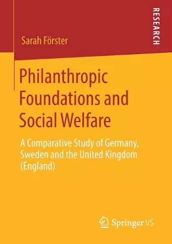 Philanthropic Foundations and Social Welfare cover