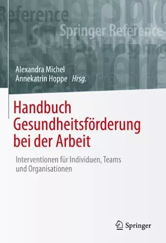 Handbuch Gesundheitsförderung bei der Arbeit cover