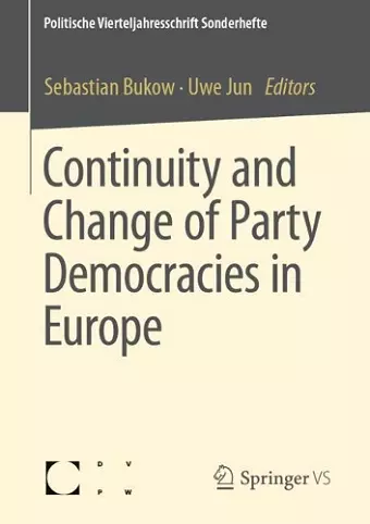 Continuity and Change of Party Democracies in Europe cover