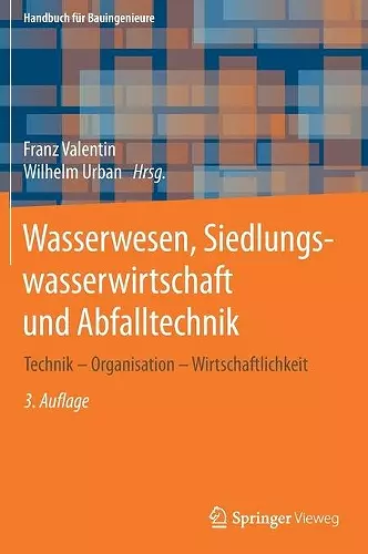 Wasserwesen, Siedlungswasserwirtschaft und Abfalltechnik cover