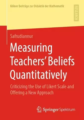 Measuring Teachers’ Beliefs Quantitatively cover