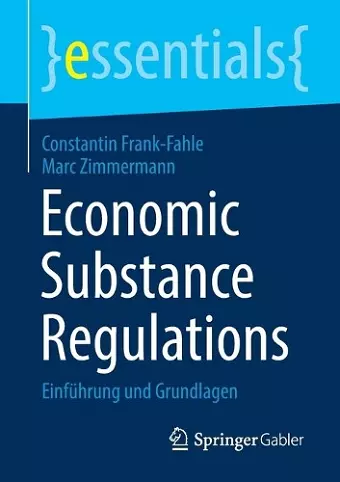 Economic Substance Regulations cover