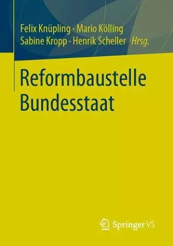 Reformbaustelle Bundesstaat cover