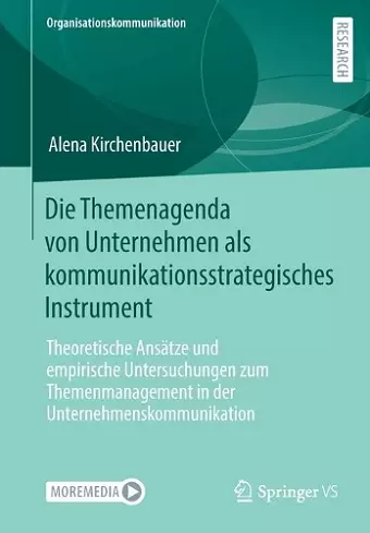 Die Themenagenda von Unternehmen als kommunikationsstrategisches Instrument cover