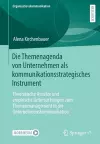 Die Themenagenda von Unternehmen als kommunikationsstrategisches Instrument cover