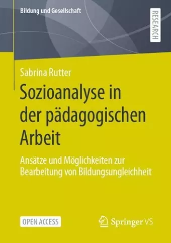 Sozioanalyse in der pädagogischen Arbeit cover