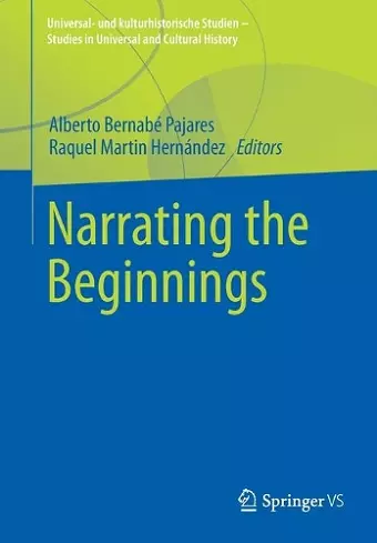 Narrating the Beginnings cover