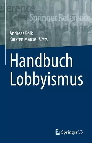 Handbuch Lobbyismus cover