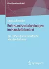 Ruhestandsentscheidungen im Haushaltskontext cover