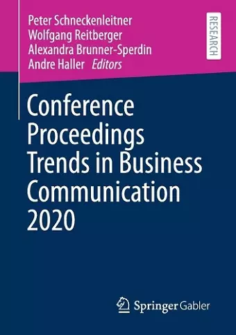 Conference Proceedings Trends in Business Communication 2020 cover