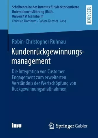 Kundenrückgewinnungsmanagement cover