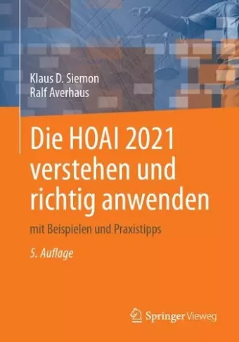 Die HOAI 2021 verstehen und richtig anwenden cover