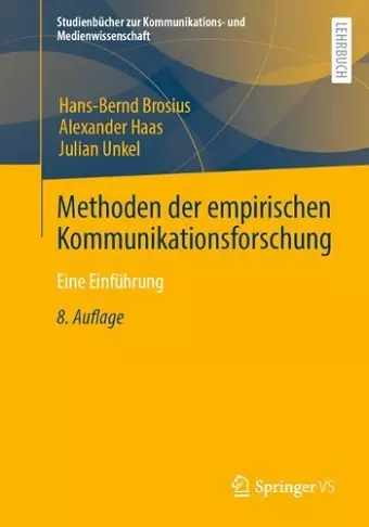 Methoden der empirischen Kommunikationsforschung cover