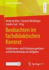 Beobachten im fachdidaktischen Kontext cover