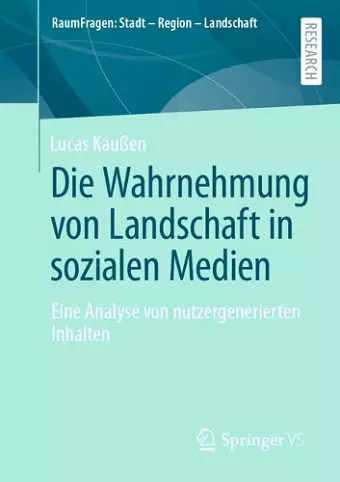 Die Wahrnehmung von Landschaft in sozialen Medien cover