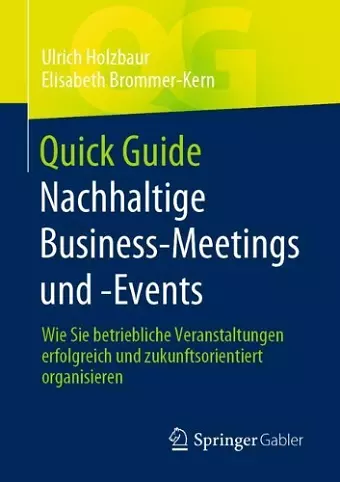 Quick Guide Nachhaltige Business-Meetings und -Events cover