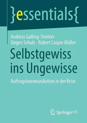 Selbstgewiss ins Ungewisse cover