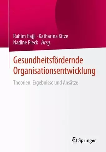 Gesundheitsfördernde Organisationsentwicklung cover