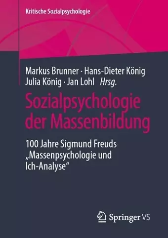 Sozialpsychologie der Massenbildung cover