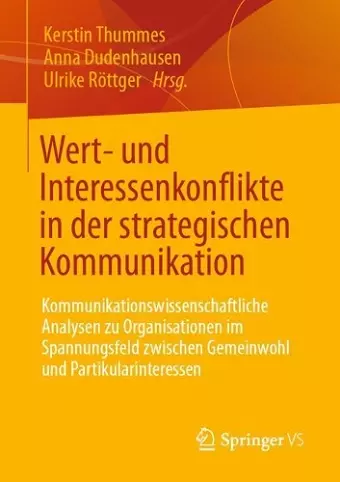 Wert- und Interessenkonflikte in der strategischen Kommunikation cover