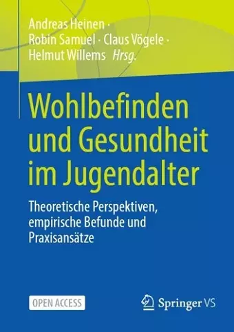 Wohlbefinden und Gesundheit im Jugendalter cover