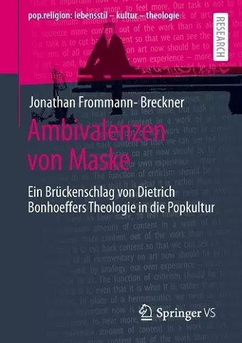 Ambivalenzen von Maske cover