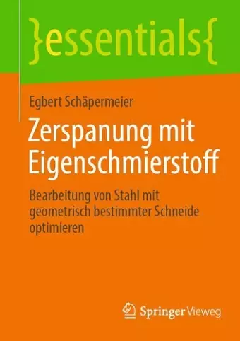 Zerspanung Mit Eigenschmierstoff cover