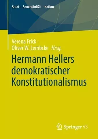 Hermann Hellers demokratischer Konstitutionalismus cover