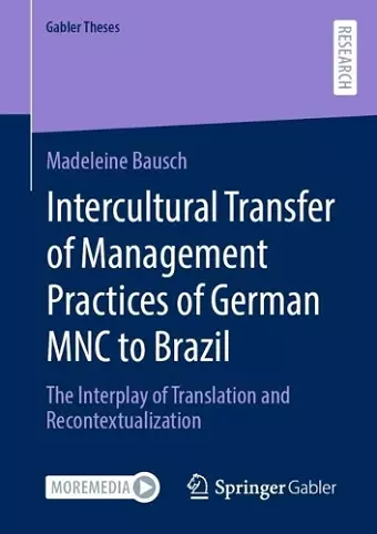 Intercultural Transfer of Management Practices of German MNC to Brazil cover