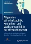 Allgemeine Wirtschaftspolitik: Konjunktur- und Wachstumspolitik in der offenen Wirtschaft cover