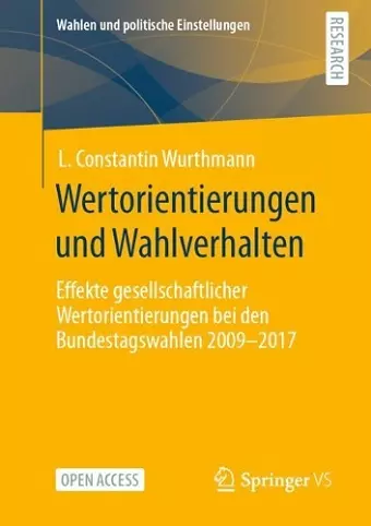 Wertorientierungen und Wahlverhalten cover