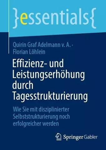 Effizienz- und Leistungserhöhung durch Tagesstrukturierung cover