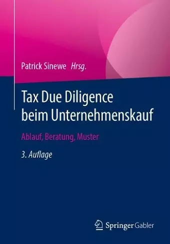 Tax Due Diligence beim Unternehmenskauf cover