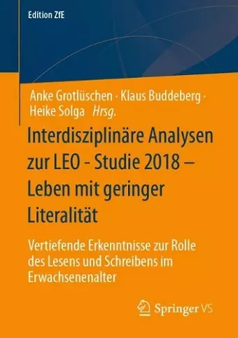 Interdisziplinäre Analysen zur LEO - Studie 2018 – Leben mit geringer Literalität cover