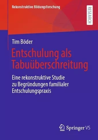 Entschulung als Tabuüberschreitung cover