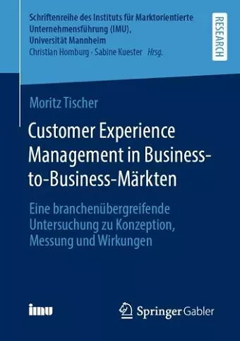Customer Experience Management in Business-to-Business-Märkten cover