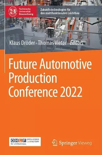 Future Automotive Production Conference 2022 cover