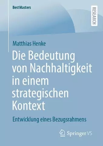 Die Bedeutung von Nachhaltigkeit in einem strategischen Kontext cover