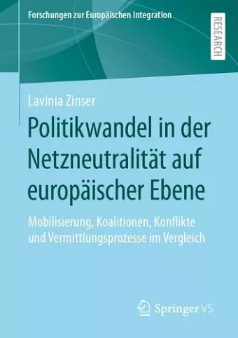 Politikwandel in der Netzneutralität auf europäischer Ebene cover
