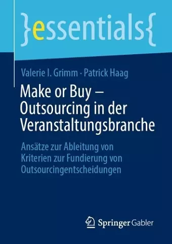 Make or Buy – Outsourcing in der Veranstaltungsbranche cover