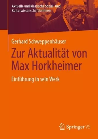 Zur Aktualität von Max Horkheimer cover