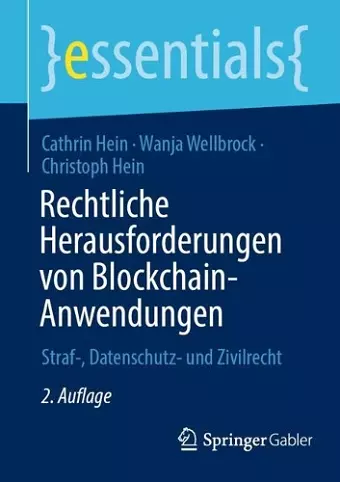 Rechtliche Herausforderungen von Blockchain-Anwendungen cover
