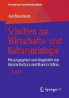 Schriften zur Wirtschafts- und Kultursoziologie cover