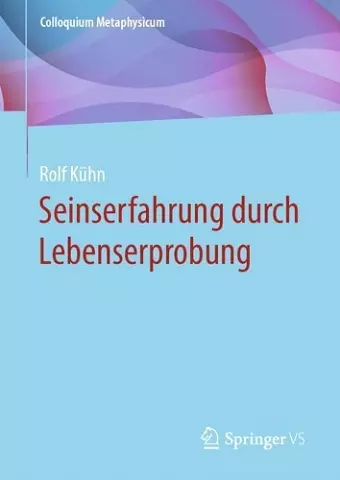 Seinserfahrung durch Lebenserprobung cover