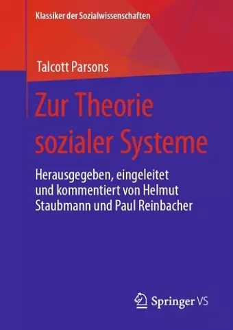 Zur Theorie sozialer Systeme cover