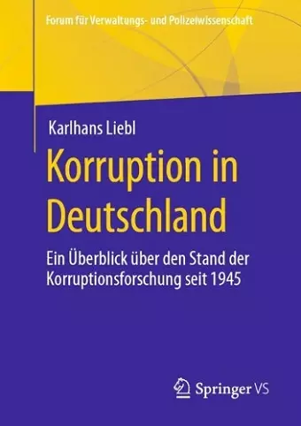 Korruption in Deutschland cover