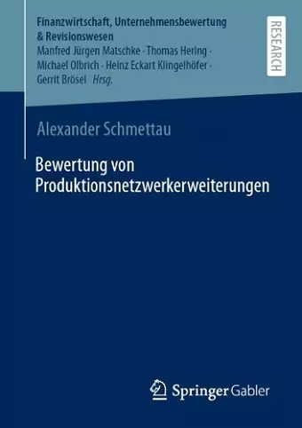 Bewertung von Produktionsnetzwerkerweiterungen cover